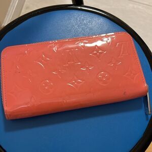 Louis Vernis Coral Pink Wallet